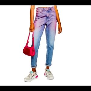 ⭐️ Host Pick ⭐️ TOPSHOP Denim Ombre Mom Jeans in Pink - Lyst